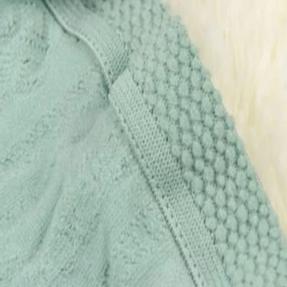 Grey Lace Knit Tights - Picture 3 of 5